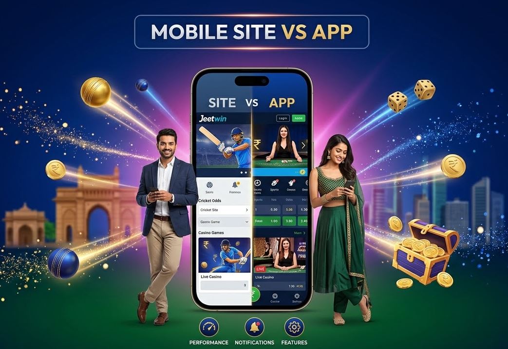 Jeetwin mobile site and app comparison for players in India